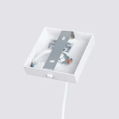 Lampa wisząca Karbon x1 biała