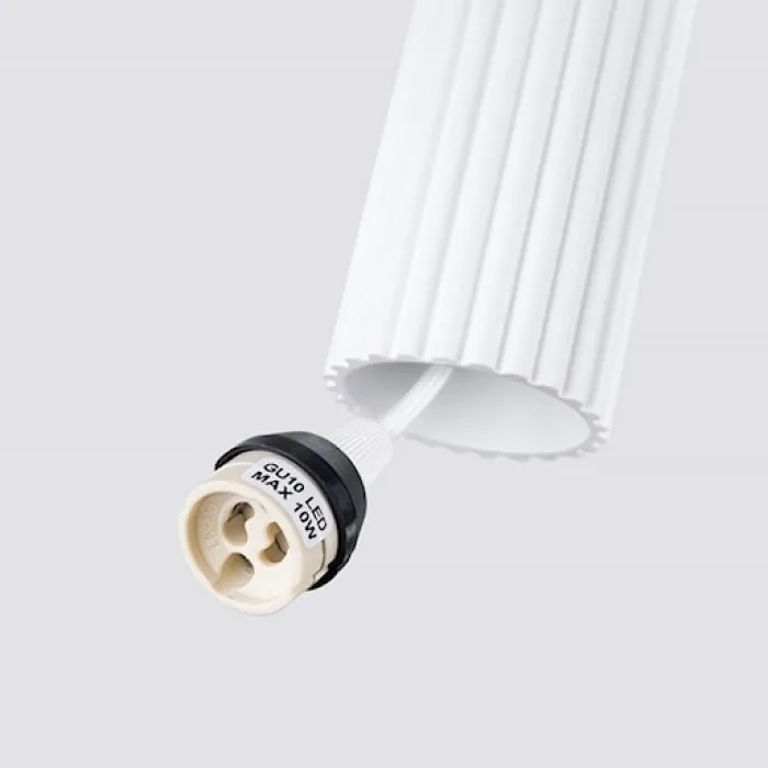 Lampa wisząca Karbon x1 biała