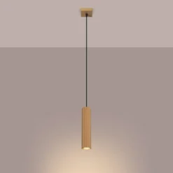 Lampa wisząca Karbon x1 złota