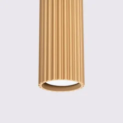 Lampa wisząca Karbon x1 złota