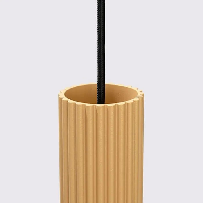 Lampa wisząca Karbon x1 złota