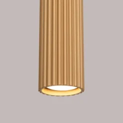 Lampa wisząca Karbon x1 złota