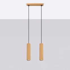 Lampa wisząca Karbon 2 złota