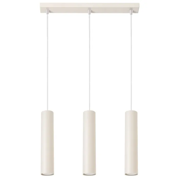 Lampa wisząca Lagos 3L beżowa