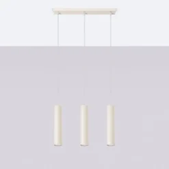 Lampa wisząca Lagos 3L beżowa