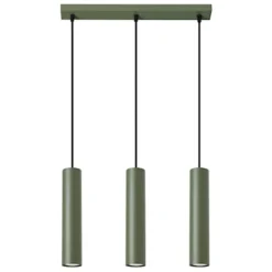 Lampa wisząca Lagos 3L zielona oliwka