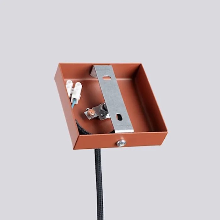 Lampa wisząca Lagos 1 ochra czerwona