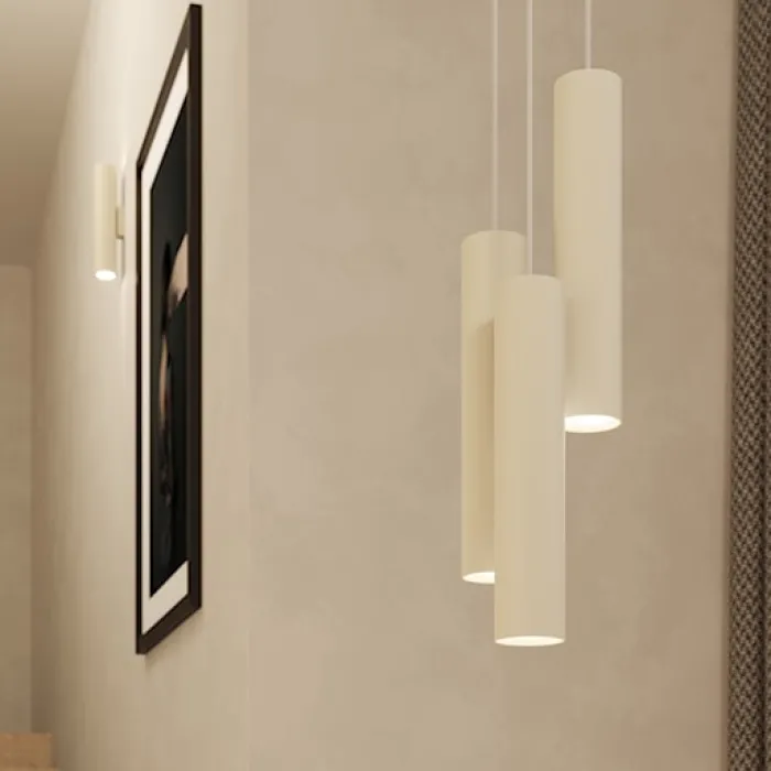 Lampa wisząca Lagos 3P beżowa