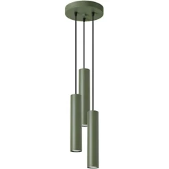 Lampa wisząca Lagos 3P zielona oliwka