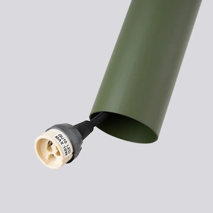Lampa wisząca Lagos 2 zielona oliwka