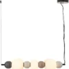 Lampa Wisząca LED Modern x3 brązowa