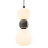 Lampa Wisząca LED Modern x2 ciemny szary
