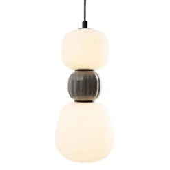 Lampa Wisząca LED Modern x2 ciemny szary