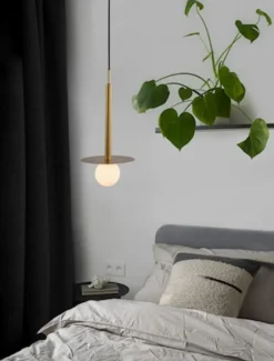 Lampa wisząca Letarian złota