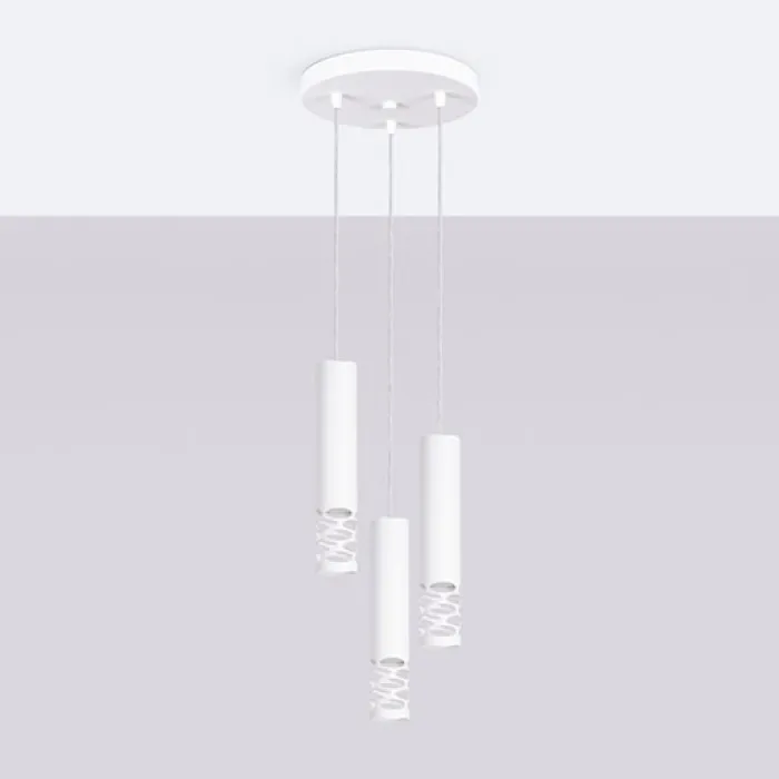 Lampa wisząca Liro 3P biały