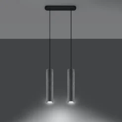 Lampa wisząca Luvo 2 beton