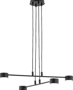 Lampa wisząca Moddus czarna x4