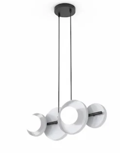 Lampa wisząca Model x4 ciepły szary