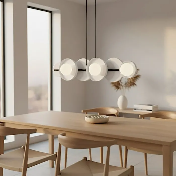 Lampa wisząca Model x6 ciepły szary