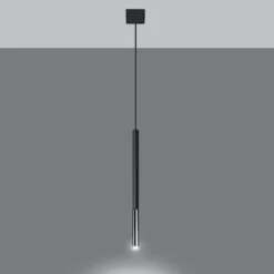 Lampa wisząca Mozaica 1 czarny/chrom
