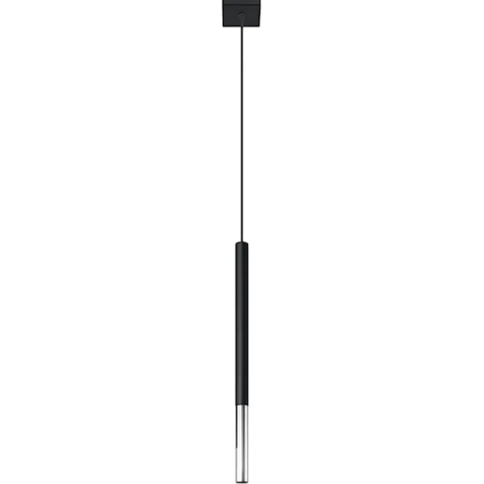 Lampa wisząca Mozaica 1 czarny/chrom