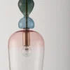 Lampa wisząca Nouvede 16 cm wielokolorowa