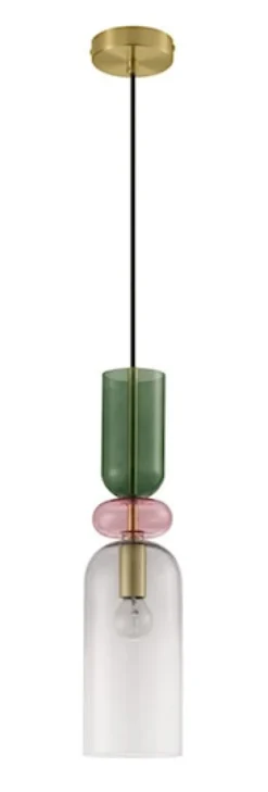 Lampa wisząca Nouvede 11 cm wielokolorowa