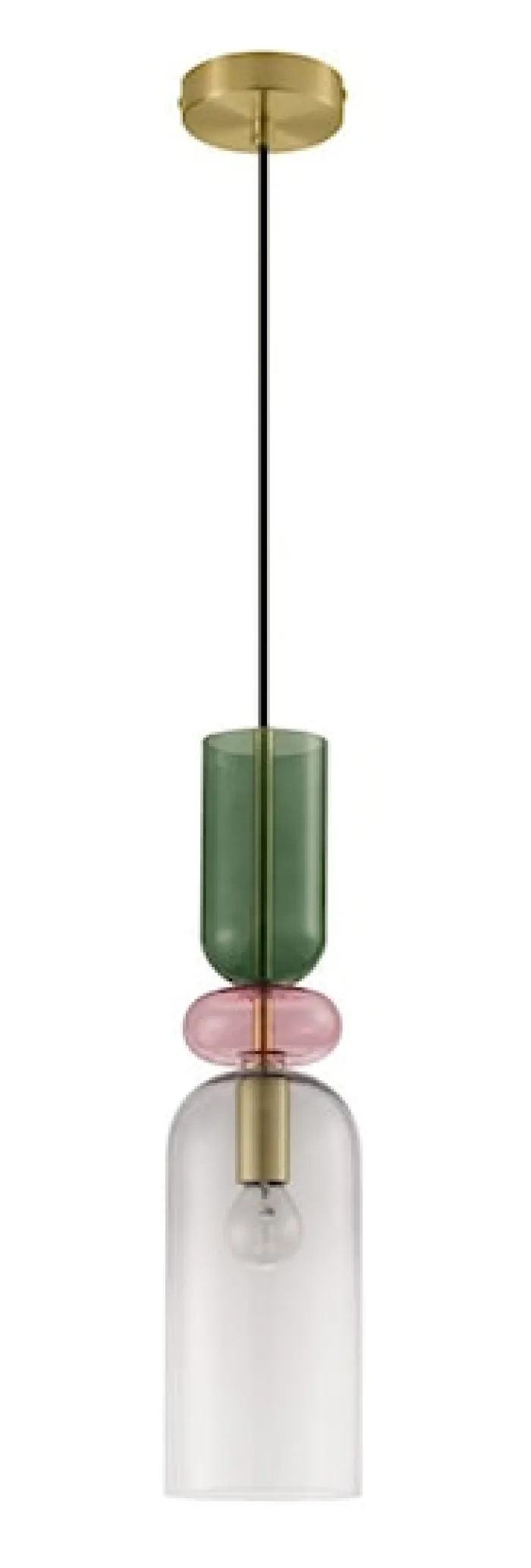 Lampa wisząca Nouvede 11 cm wielokolorowa