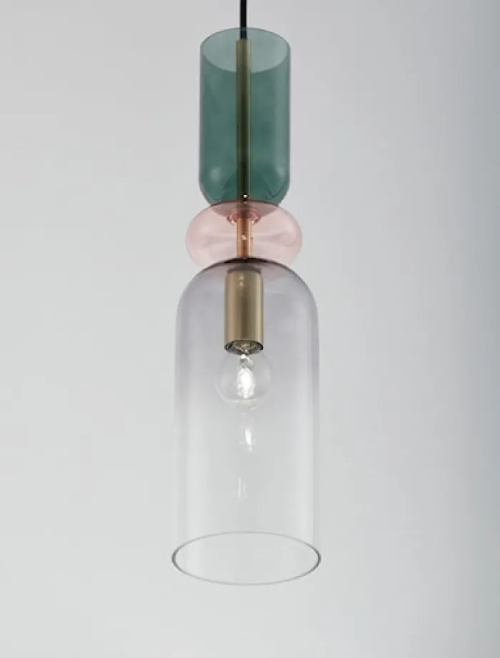 Lampa wisząca Nouvede 11 cm wielokolorowa