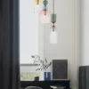 Lampa wisząca Nouvede x3 wielokolorowa
