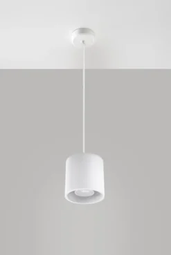 Lampa wisząca Obett średnica 10 cm x1 biały