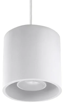 Lampa wisząca Obett średnica 10 cm x1 biały