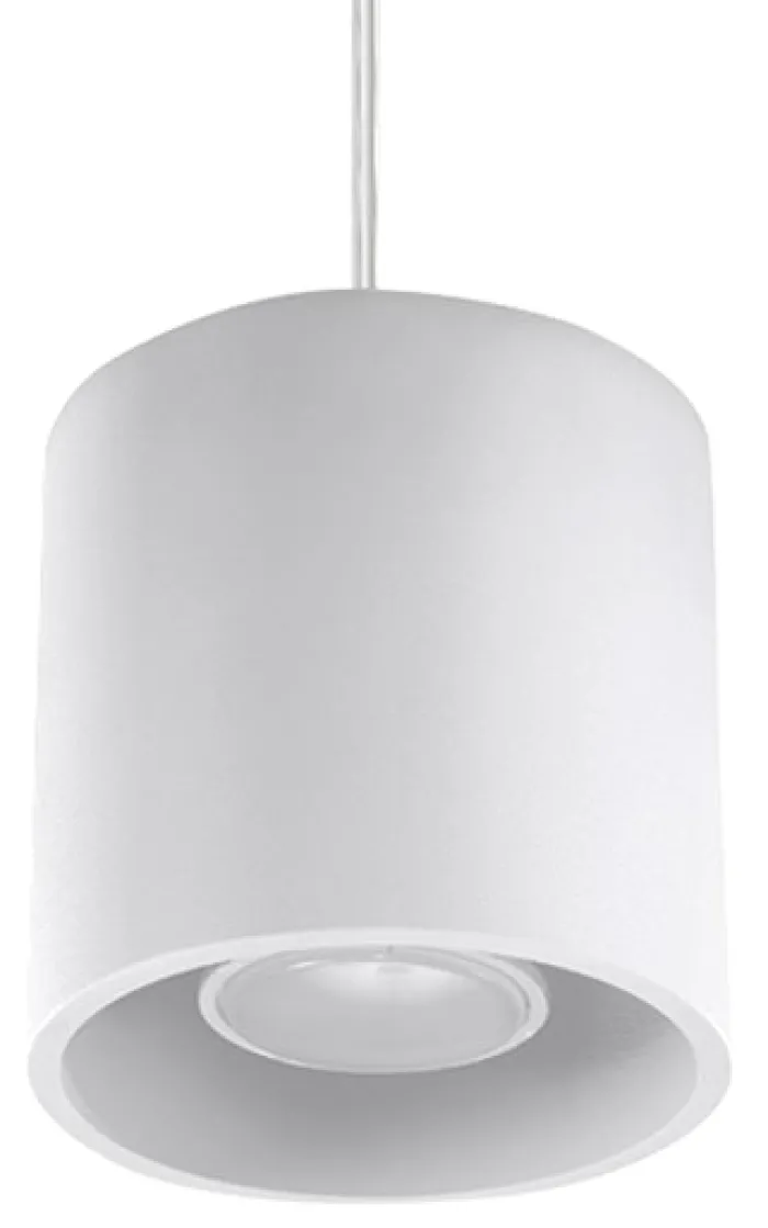 Lampa wisząca Obett średnica 10 cm x1 biały