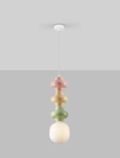 Lampa wisząca Parive III wielokolorowa
