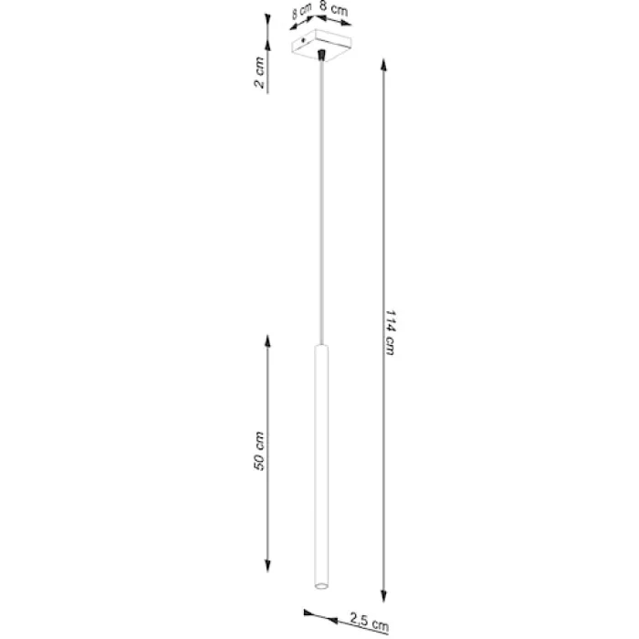 Lampa wisząca Pastelo 1 beżowa