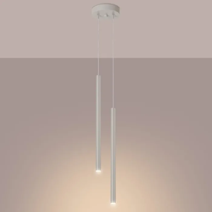 Lampa wisząca Pastelo 2 beżowa
