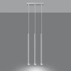 Lampa wisząca Pastelo 3 biała