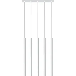 Lampa wisząca Pastelo 5 biała