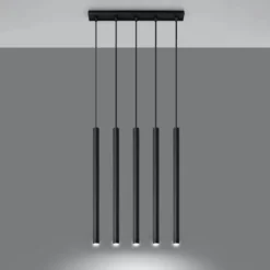 Lampa wisząca Pastelo 5 czarna