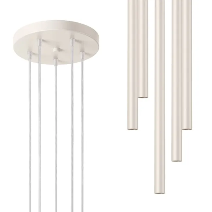 Lampa wisząca Pastelo 5P beżowa