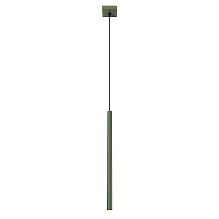Lampa wisząca Pastelo 1 zielona oliwka