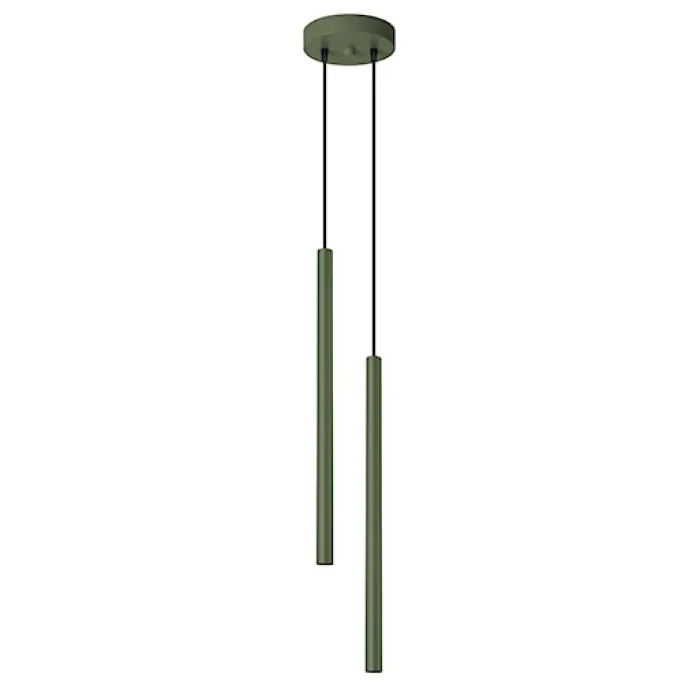 Lampa wisząca Pastelo 2 zielona oliwka