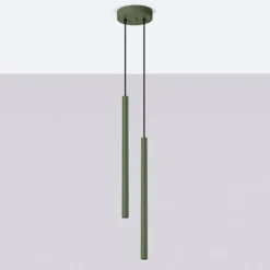 Lampa wisząca Pastelo 2 zielona oliwka