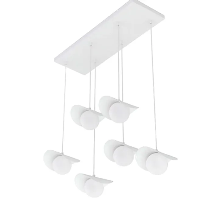 Lampa wisząca Ritual x6 biała