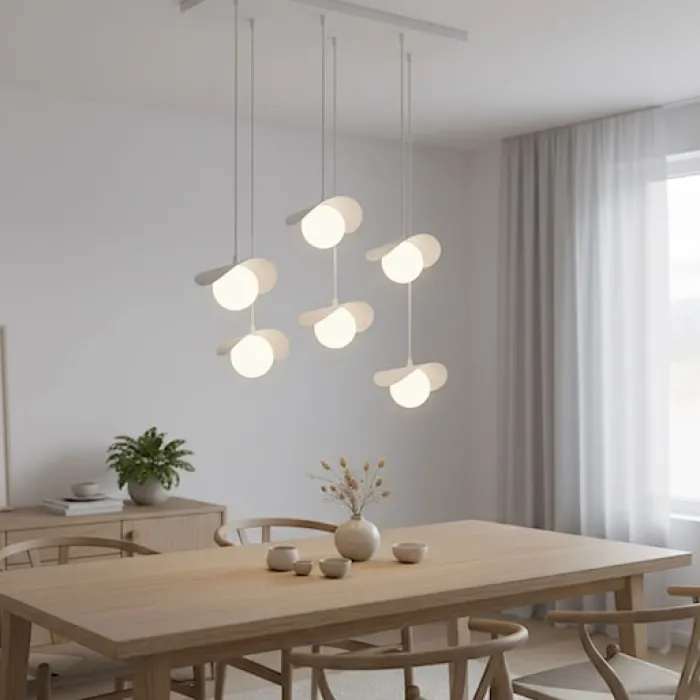 Lampa wisząca Ritual x6 biała