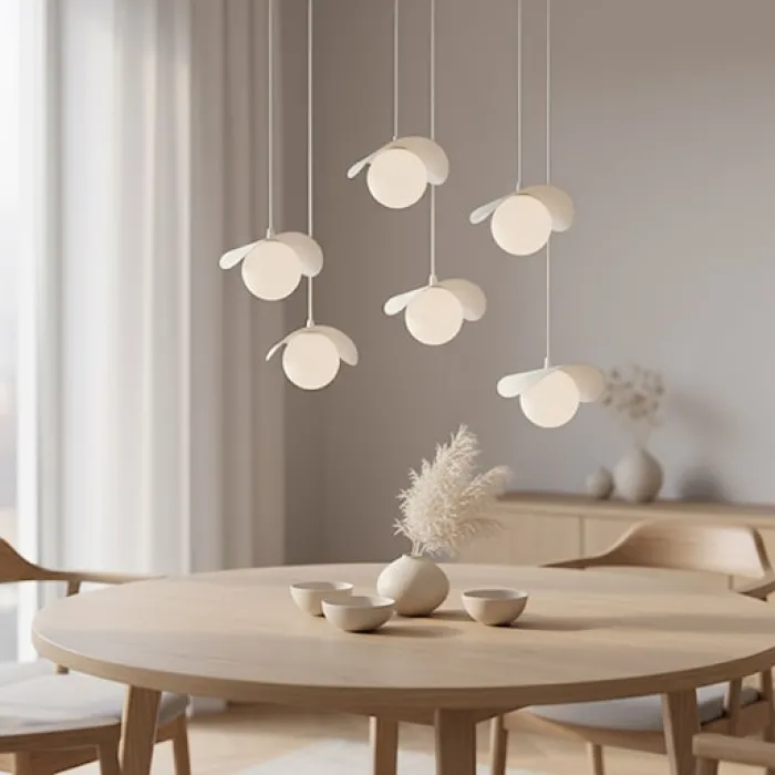 Lampa wisząca Ritual x6 biała