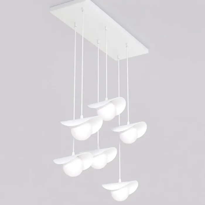 Lampa wisząca Ritual x6 biała