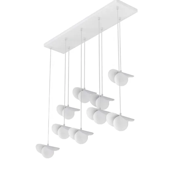 Lampa wisząca Ritual x9 biała