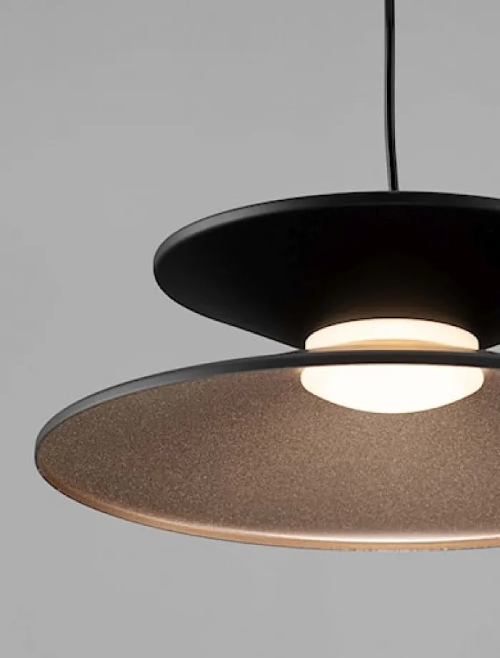 Lampa wisząca Sketter LED x1 złoto-czarna