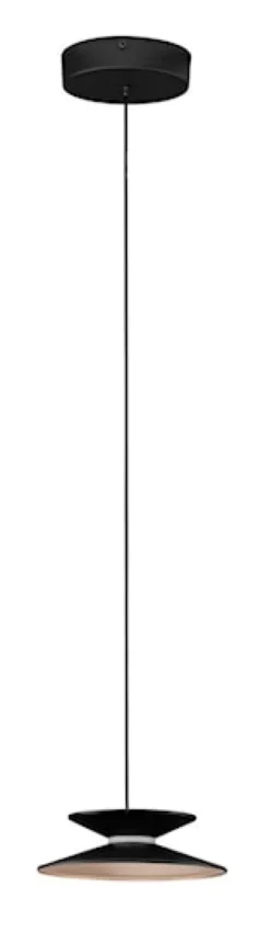 Lampa wisząca Sketter LED x1 złoto-czarna